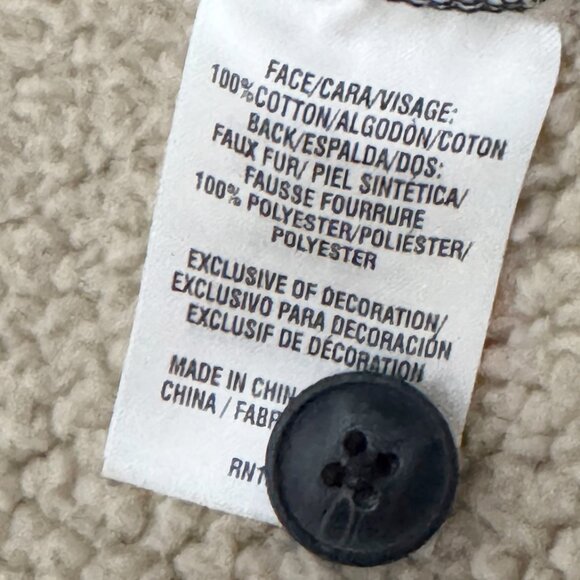 CODY JAMES MEN'S SPOKANE SOUTHWESTERN PRINT SHERPA SHACKET WESTERN RODEO LARGE - Picture 10 of 12